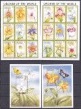 DB1 Flora Orhidee 1997 Grenada Grenadines 2 x MS + 2 x SS MNH, Nestampilat