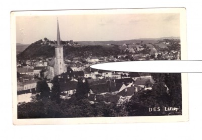 CP Dej - Vedere, ocupatia maghiara, circulata 1944, stare excelenta foto