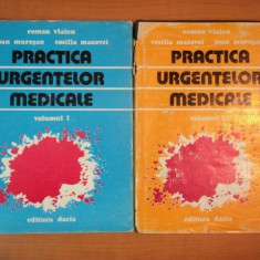 PRACTICA URGENTELOR MEDICALE VOL. I - II de ROMAN VLACIU , IOAN MURESAN , EMILIA MACOVEI , 1978