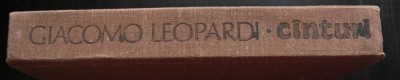 Giacomo Leopardi - C&amp;acirc;nturi (C&amp;icirc;nturi) (trad. Eta Boeriu) (ediție bilingvă) foto