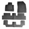 Covorase mocheta Citroen C4 Picasso 7 Locuri, C4 Grand Spacetourer 2013-&amp;gt; Prezent, Negre, set de 4 bucati