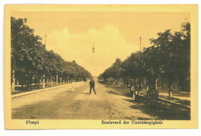 5541 - PLOIESTI, Ave. Bike, Romania - old postcard, CENSOR - used - 1917