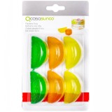 Set cuburi de gheață reutilizabile cu model citrice, 6 buc, multicolor, CMCLASS