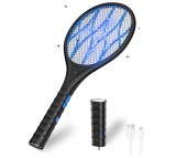 Paleta electrica pentru insecte CONOPU, 4000V, reincarcabila, cu lanterna - SECOND