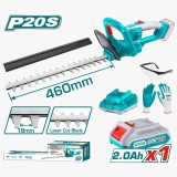 TOTAL - TOTAL - TRIMMER PENTRU TUNS GARD VIU - LI-ION - 20V (INCLUDE ACUMULATOR SI INCARCATOR) PowerTool TopQuality