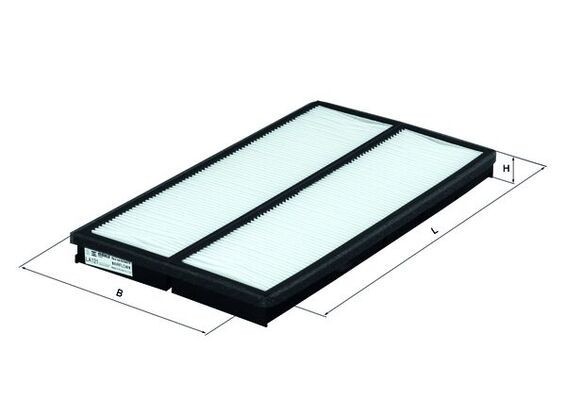 MAHLE LA 121 Filtru, aer habitaclu