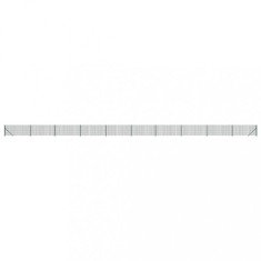Gard plasa de sarma cu bordura, verde, 0,8x25 m