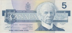 Canada 5 dollars dolari 1986 VF foto