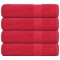 vidaXL Prosoape de duș 4 buc Roșu 70x140 cm 360 g/m&sup2; 100% bumbac 136930