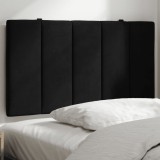 VidaXL Pernă tăblie de pat, Hanko, negru, 80 cm, catifea 374645