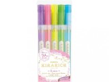 Textmarker glitter 5 culori/set Zebra