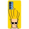 Husa compatibila cu Motorola Moto G20 model Johnny Bravo She digs me!, Silicon, TPU, Viceversa, Transparent, Carcasa