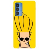 Husa compatibila cu Motorola Moto G50 model Johnny Bravo She digs me!, Silicon, TPU, Viceversa, Transparent, Carcasa