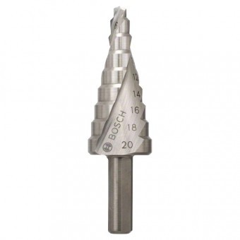 Bosch Burghiu in 9 trepte HSS, 4-20mm - 3165140107341 foto