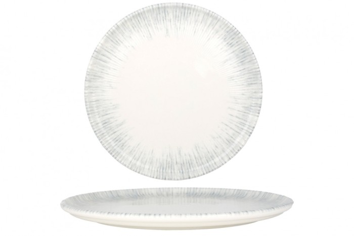 Bonna Farfurie cu pizza - Iris - Por&Aring;&pound;elan - 28 cm - set de 2