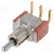 Intrerupator basculant, 3 pozitii, mod comutare (ON)-OFF-(ON), SP3T, C&amp;K - 7105MD9ABE