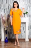 Rochie de Ocazie Patia Galben - 44Marimea, Yves
