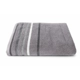Prosop de baie Premium, 100% bumbac organic, dimensiunea 70x140 cm, densitate 550 g/m&sup2;, Gri