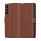 Husa pentru Samsung Galaxy A15 5G A156 / A15 A155, Techsuit, Leather Folio, Maro