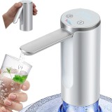 Cumpara ieftin Pompa Electrica pentru Bidon de Apa, Sofia CONCEPT&reg;, Dozator cu Ecran LCD, Indicator Nivel Baterie, 1200mAh, White