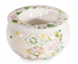 Cumpara ieftin Scrumiera antivant ceramica decor Floral &Oslash; 10 cm x 6 H