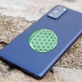 Cumpara ieftin Abtibild sticker 3D cu Floarea Vietii, Simbolul vietii verde