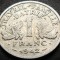 Moneda istorica 1 FRANC - FRANTA, anul 1942 * cod 3888