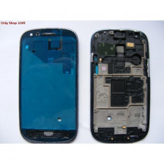 Rama lcd fata samsung i8190 galaxy s3 mini gri original foto