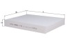 MAHLE LA 686 Filtru, aer habitaclu