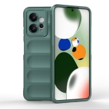 Husa pentru xiaomi redmi 12 4g / 12 5g, antisoc, margini cu striatii, design minimalist, green