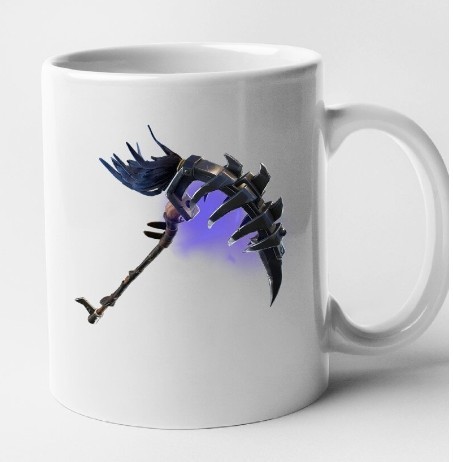 Cana alba personalizata Fortnite - Iron Beak Pickaxe, INOVATIX&reg;. 330ml