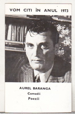 bnk cld Calendar de buzunar 1973 Editura Eminescu Aurel Baranga foto