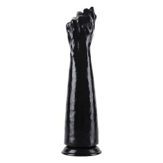Dildo EXTREME by Hidden Desire FIST FUCKER XXXL, &icirc;n formă de m&acirc;nă, diametru 8.5 cm, lungime 39 cm, negru