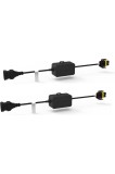 Adaptor LED CANBUS H11, priză fără erori Plug and Play pentru bec LED H11 DC 12V, pachet de 2