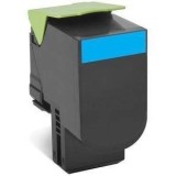 Cartus Lexmark 80C2HCE, cyan, 3 k
