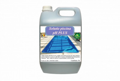 Solutie piscina pH PLUS Arca Lux, Bidon 5 L foto