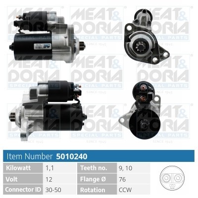 MEAT &amp; DORIA 5010240 starter