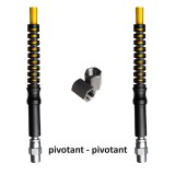 Furtun spalatorie self - 5 m - Galben - Pivotant - Pivotant