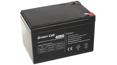 Baterie Green Cell AGM gel 12V 14Ah foto