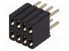 Conector 8 pini, seria {{Serie conector}}, pas pini 1.27mm, CONNFLY - DS1065-08-2*4S8BV foto