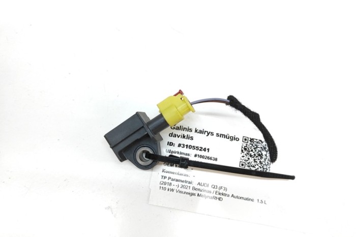 Senzor de impact st&acirc;nga spate AUDI Q3 F3 2021 OEM: 5Q0959651B 31055241