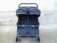 Carucior de gemeni Joie Aire Twin Dark Pewter foto