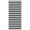Jaluzea tip zebra neagră lățime țesătură 100,9 cm poliester