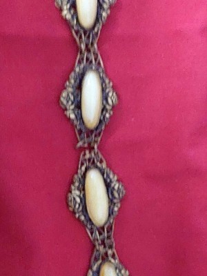 Bratara vintage aurie tip antic,Bratara dama vintage,bijuterie vintage/veche foto