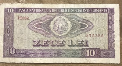 (BNK A) Romania bancnota 10 lei 1966 foto