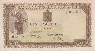500 lei 1941 foto