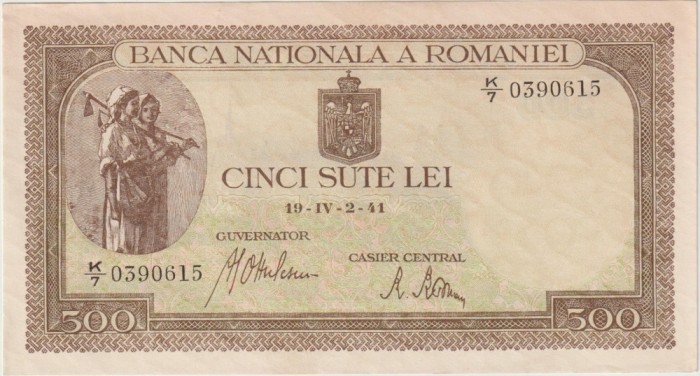 500 lei 1941