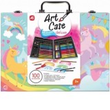 Art Case Set de Desen Deluxe cu 100 de accesorii Unicorn