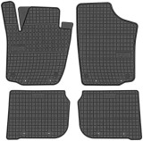 Covorase Cauciuc Premium Skoda Rapid 2012-2019 Frogum, Interior, Aderente, Margine Inaltata, Fixare Podea