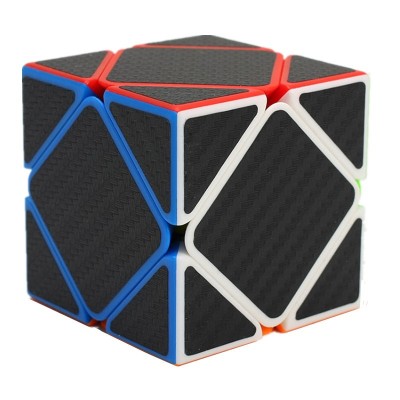 Cub Magic 3x3x3 Moyu MeiLong Skewb, Fibra de carbon, 447CUB foto